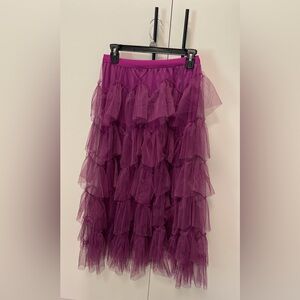Tutu Tulle Midi Skirt